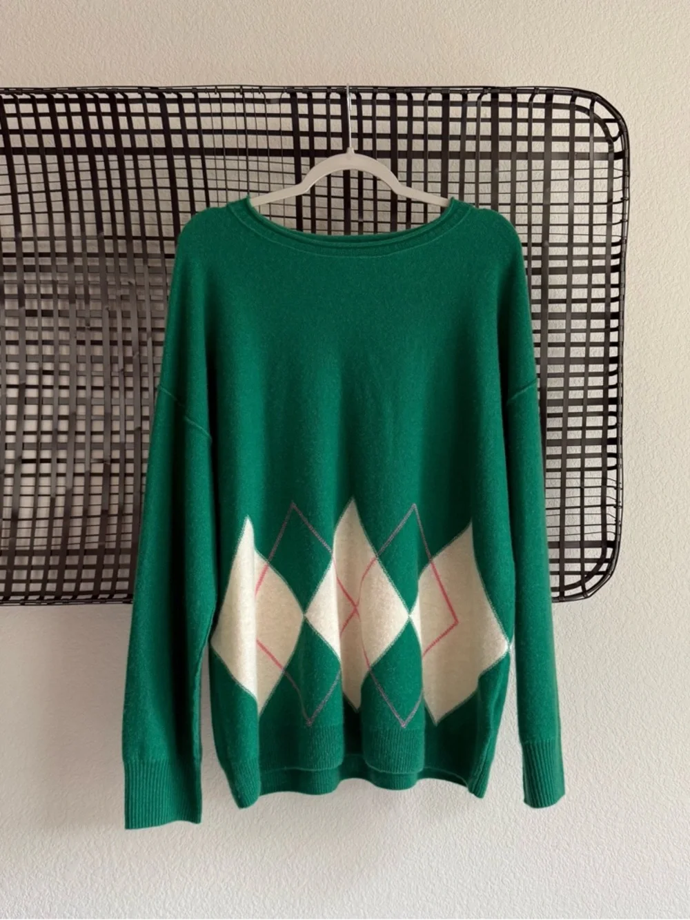 Free people Addie Argyle Cashmere Pullover